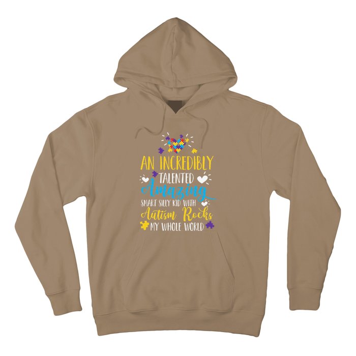 Autism Rocks ASD Support Unique Autistic Warrior Gift Hoodie