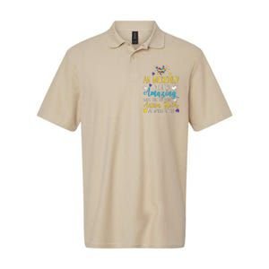 Autism Rocks ASD Support Unique Autistic Warrior Gift Softstyle Adult Sport Polo