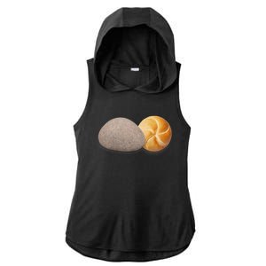 A Rock And A Roll ItS A Rock And A Roll Pictogram Ladies PosiCharge Tri-Blend Wicking Draft Hoodie Tank