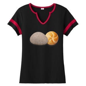 A Rock And A Roll ItS A Rock And A Roll Pictogram Ladies Halftime Notch Neck Tee