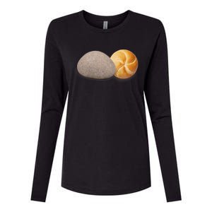 A Rock And A Roll ItS A Rock And A Roll Pictogram Womens Cotton Relaxed Long Sleeve T-Shirt