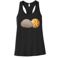 A Rock And A Roll ItS A Rock And A Roll Pictogram Women's Racerback Tank