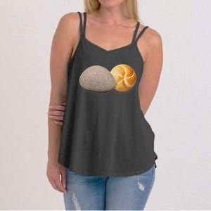 A Rock And A Roll ItS A Rock And A Roll Pictogram Women's Strappy Tank