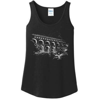 Ancient Roman Aqueduct Rome Aqueduct Of Segovia Ladies Essential Tank