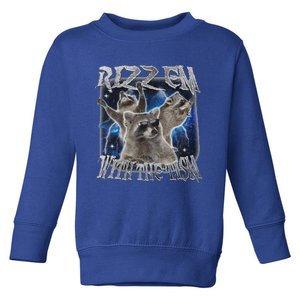 Autistic Racoon Autism Toddler Sweatshirt