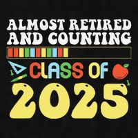 Almost Retired And Counting Class Of 2025 Ladies PosiCharge Tri-Blend Wicking Tank