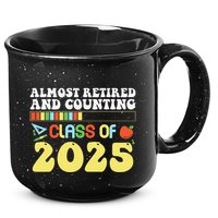 Almost Retired And Counting Class Of 2025 15oz Campfire Ceramic Mug