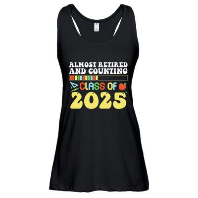 Almost Retired And Counting Class Of 2025 Ladies Essential Flowy Tank