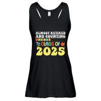 Almost Retired And Counting Class Of 2025 Ladies Essential Flowy Tank
