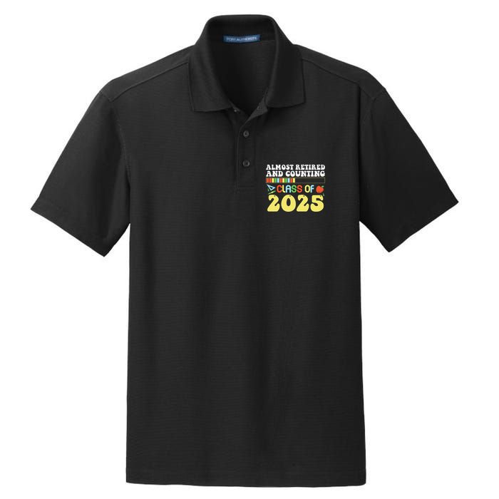 Almost Retired And Counting Class Of 2025 Dry Zone Grid Polo