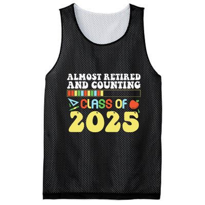 Almost Retired And Counting Class Of 2025 Mesh Reversible Basketball Jersey Tank