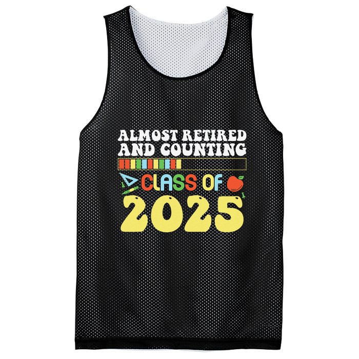 Almost Retired And Counting Class Of 2025 Mesh Reversible Basketball Jersey Tank