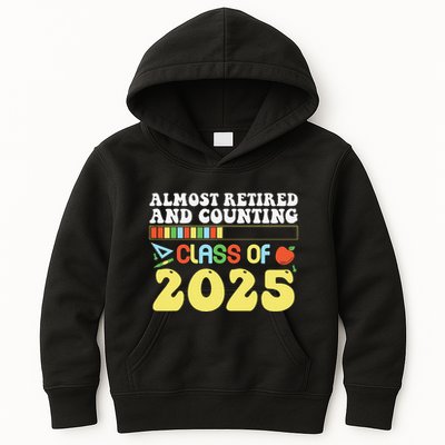 Almost Retired And Counting Class Of 2025 Kids Hoodie