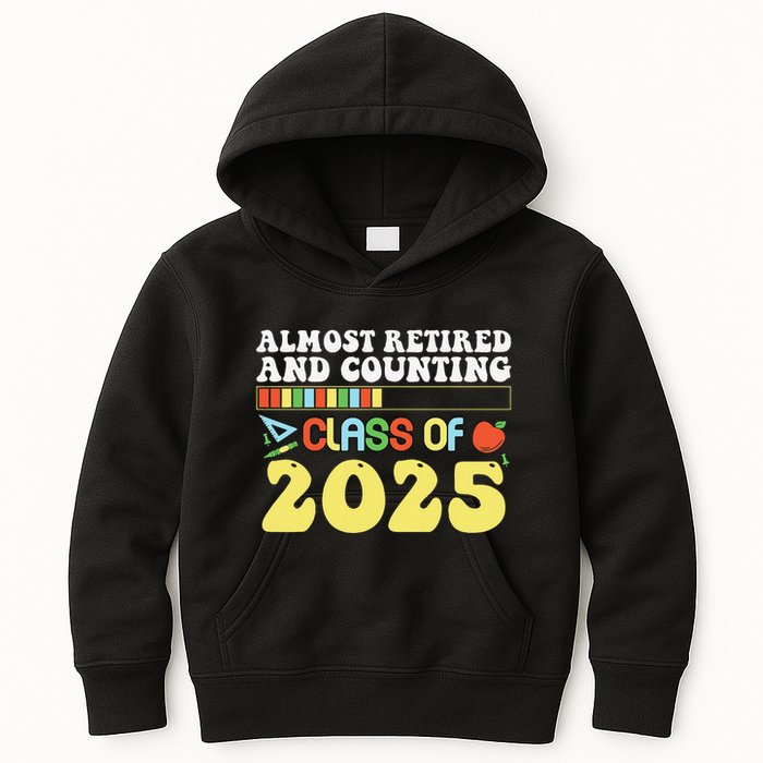 Almost Retired And Counting Class Of 2025 Kids Hoodie
