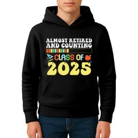Almost Retired And Counting Class Of 2025 Kids Hoodie