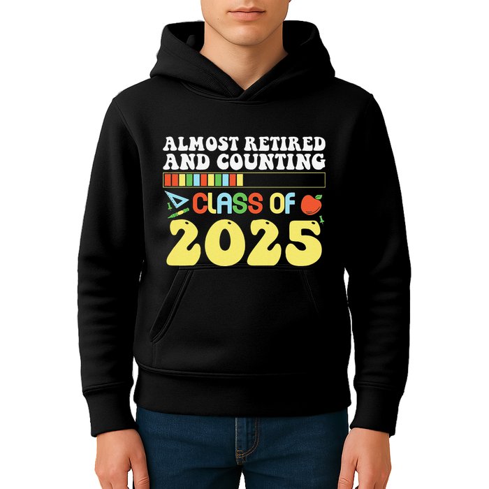 Almost Retired And Counting Class Of 2025 Kids Hoodie