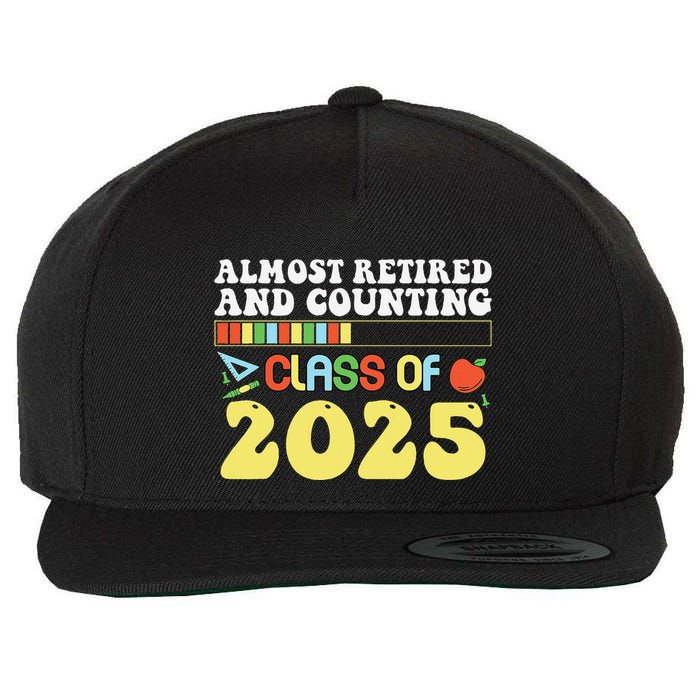 Almost Retired And Counting Class Of 2025 Wool Snapback Cap