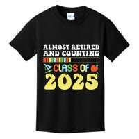 Almost Retired And Counting Class Of 2025 Kids T-Shirt