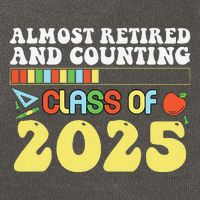 Almost Retired And Counting Class Of 2025 Cotton Canvas Backpack