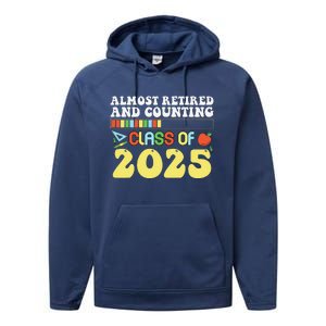 Almost Retired And Counting Class Of 2025 Performance Fleece Hoodie