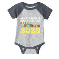 Almost Retired And Counting Class Of 2025 Infant Baby Jersey Bodysuit