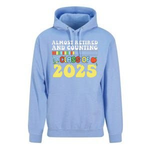 Almost Retired And Counting Class Of 2025 Unisex Surf Hoodie