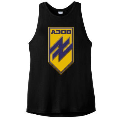 Azov Regiment A30B Azov Battalion Ukraine Ladies PosiCharge Tri-Blend Wicking Tank