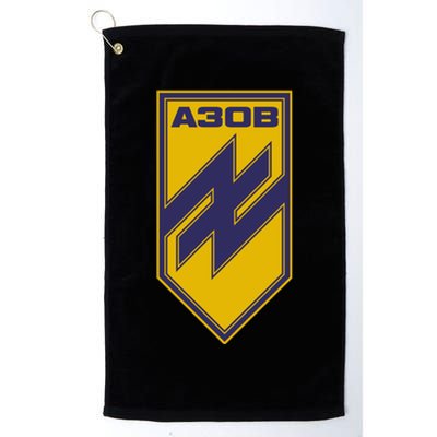 Azov Regiment A30B Azov Battalion Ukraine Platinum Collection Golf Towel