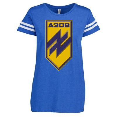 Azov Regiment A30B Azov Battalion Ukraine Enza Ladies Jersey Football T-Shirt