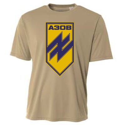 Azov Regiment A30B Azov Battalion Ukraine Cooling Performance Crew T-Shirt