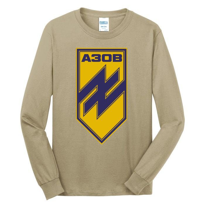 Azov Regiment A30B Azov Battalion Ukraine Tall Long Sleeve T-Shirt