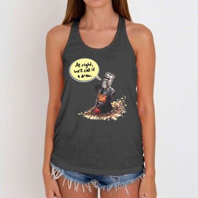 All Right Women's Knotted Racerback Tank