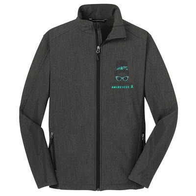 Addiction Recovery Awareness Month Sobriety Support Core Soft Shell Jacket