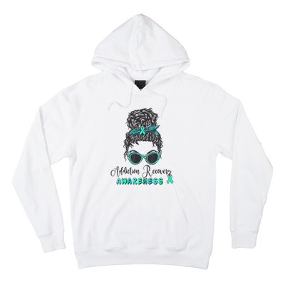 Addiction Recovery Awareness Month Sobriety Support Hoodie