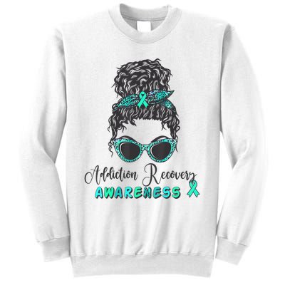 Addiction Recovery Awareness Month Sobriety Support Sweatshirt