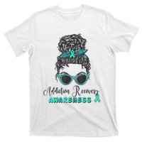 Addiction Recovery Awareness Month Sobriety Support T-Shirt