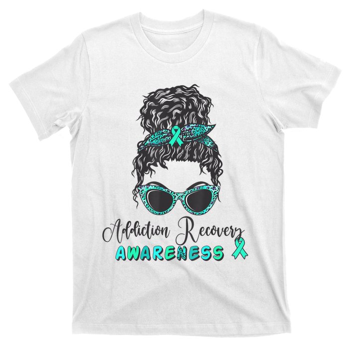 Addiction Recovery Awareness Month Sobriety Support T-Shirt