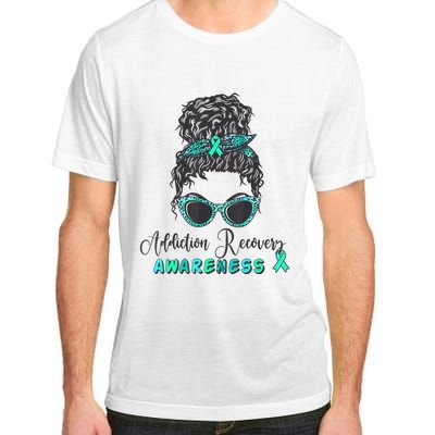 Addiction Recovery Awareness Month Sobriety Support Adult ChromaSoft Performance T-Shirt