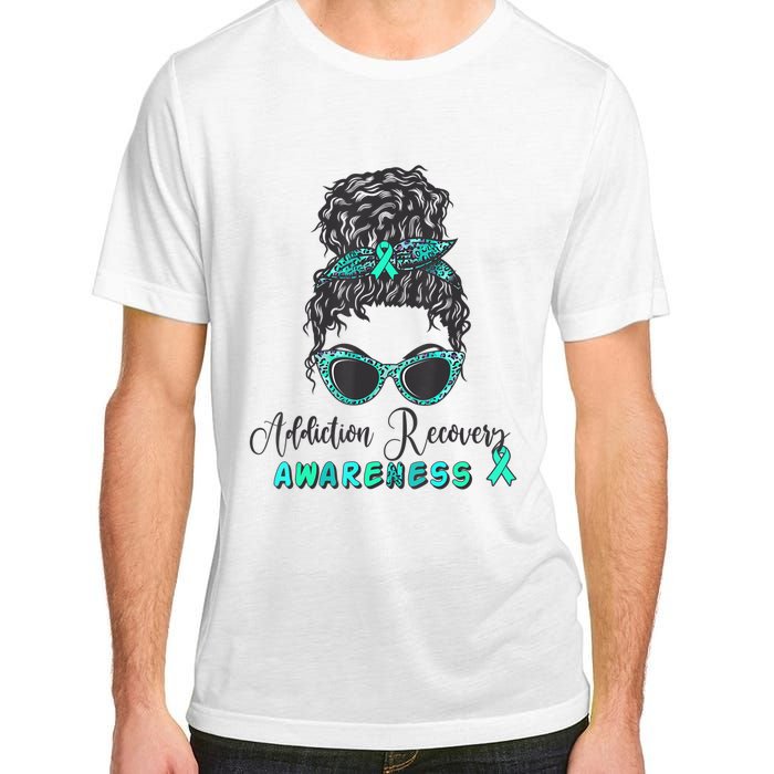 Addiction Recovery Awareness Month Sobriety Support Adult ChromaSoft Performance T-Shirt