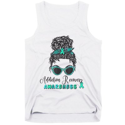 Addiction Recovery Awareness Month Sobriety Support Tank Top