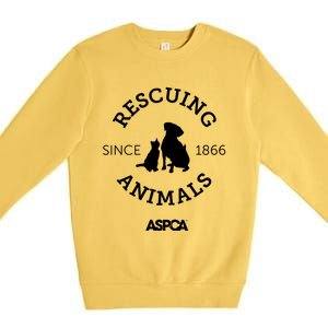 Aspca Rescuing Animals Since 1866 Gift Premium Crewneck Sweatshirt