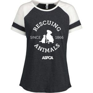 Aspca Rescuing Animals Since 1866 Gift Enza Ladies Jersey Colorblock Tee