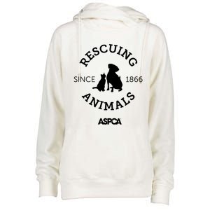 Aspca Rescuing Animals Since 1866 Gift Womens Funnel Neck Pullover Hood