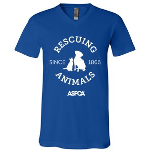 Aspca Rescuing Animals Since 1866 Gift V-Neck T-Shirt