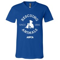 Aspca Rescuing Animals Since 1866 Gift V-Neck T-Shirt