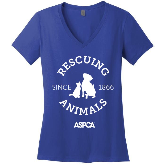 Aspca Rescuing Animals Since 1866 Gift Women's V-Neck T-Shirt