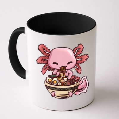 Axolotl Ramen Anime Kawaii Eating Teens Mug