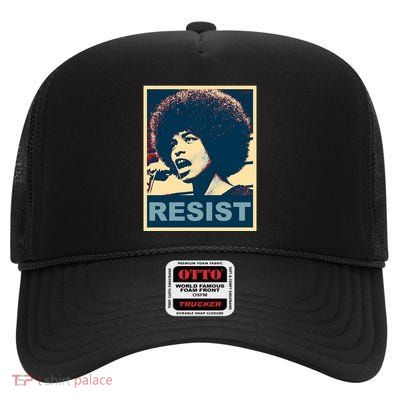 Angela Resist High Crown Mesh Back Trucker Hat