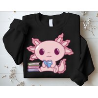 Axolotl Reading Sweatshirt