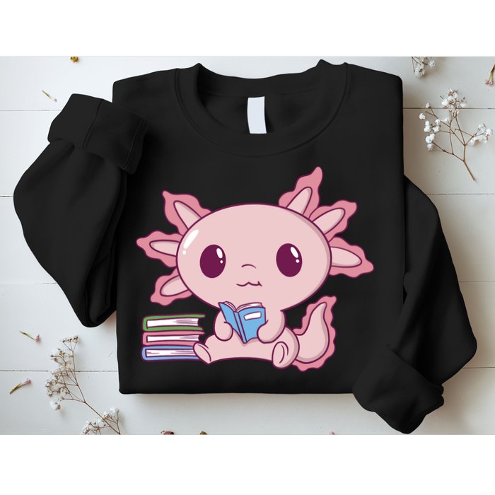 Axolotl Reading Sweatshirt